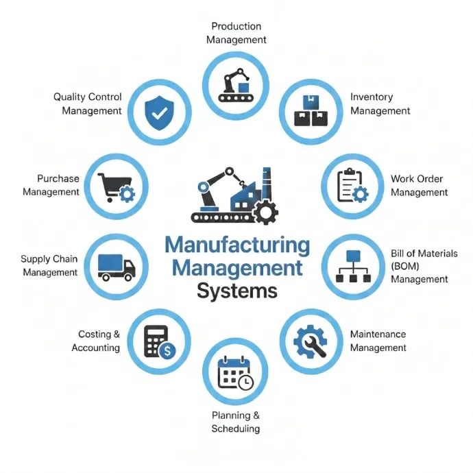 Illustration of Odoo capabilities for Manufacturing